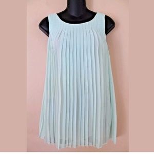 Rag &‎ Bone Sleeveless Pleated Babydoll Blouse